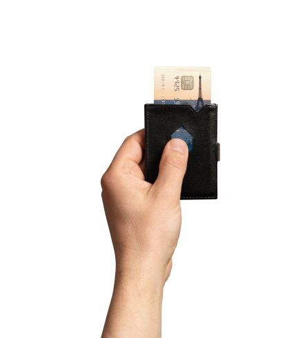 Exentri Portemonnaie Schach Schwarz